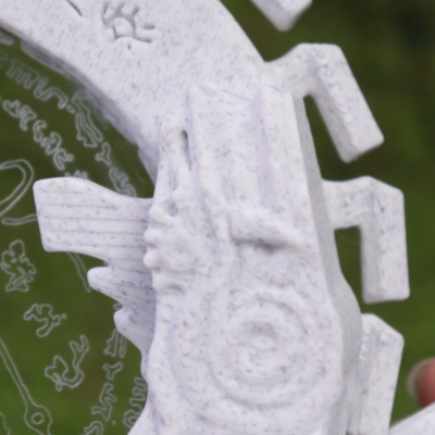 Zelda Zonai Shrine Portal Ouroboros Statue Lamb 3D Print