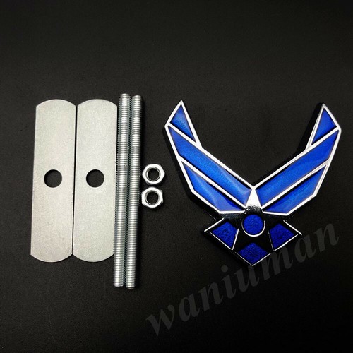 3D Metal U.S. Air Force USAF Hap Arnold Wings Car Front Grille Emblem Badge - Picture 2 of 4