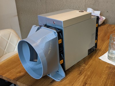 Exhaust for ASIC Miners 200 mm pipe 8'' / 20cm Exhaust