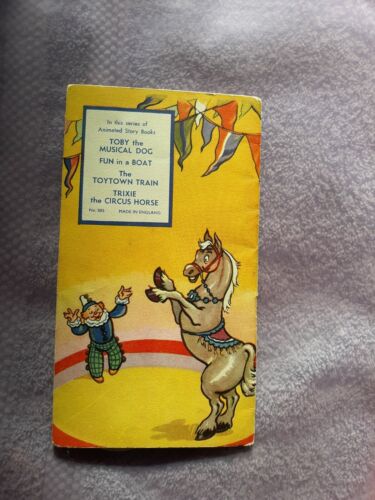 TRIXIE THE CIRCUS HORSE. The Animated Story Book. NOVELTY MOVABLE BOOK. Vintage - Picture 4 of 5