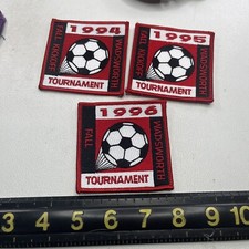 1994 1995 1996 3 Patches Lot Of 3 SOCCER TOURNAMENT Patches 1990s T115