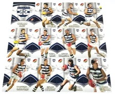 2007 SELECT AFL SUPREME TRADING CARD FULL BASE CARD TEAM SET (12)-GEELONG