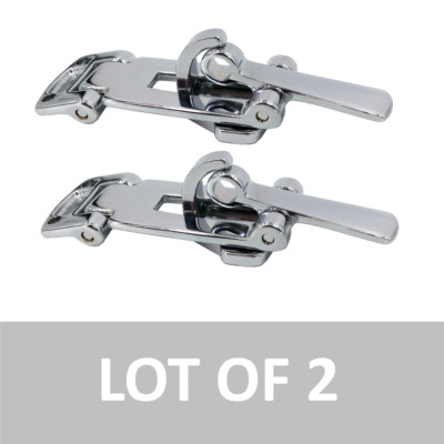 Anti-Rattle Clamp Latch - Lockable Hold Down Latch Fastener {LOT OF 2}