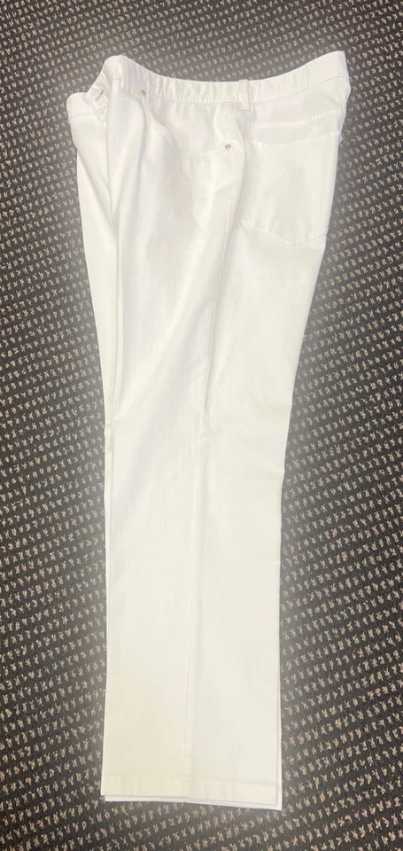 Pantalones de mezclilla para hombre Brioni Made In Italy Off White colección Livigno talla 42 Foto 3 de 4
