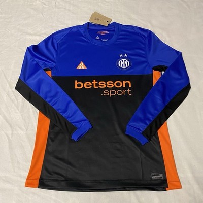 NIKE ACG Inter Milan 長袖シャツ Mサイズ NWT Nike ACG Inter Milan Stadium SE Dri-FIT LS Replica Kit