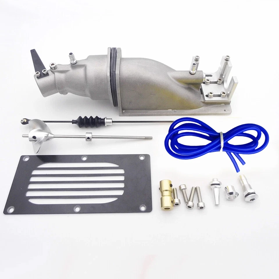 18mm Metal Jet Pump Water Thruster CNC Propeller Sprayer for 60-70mm RC Boat Jet - Image 2 of 4