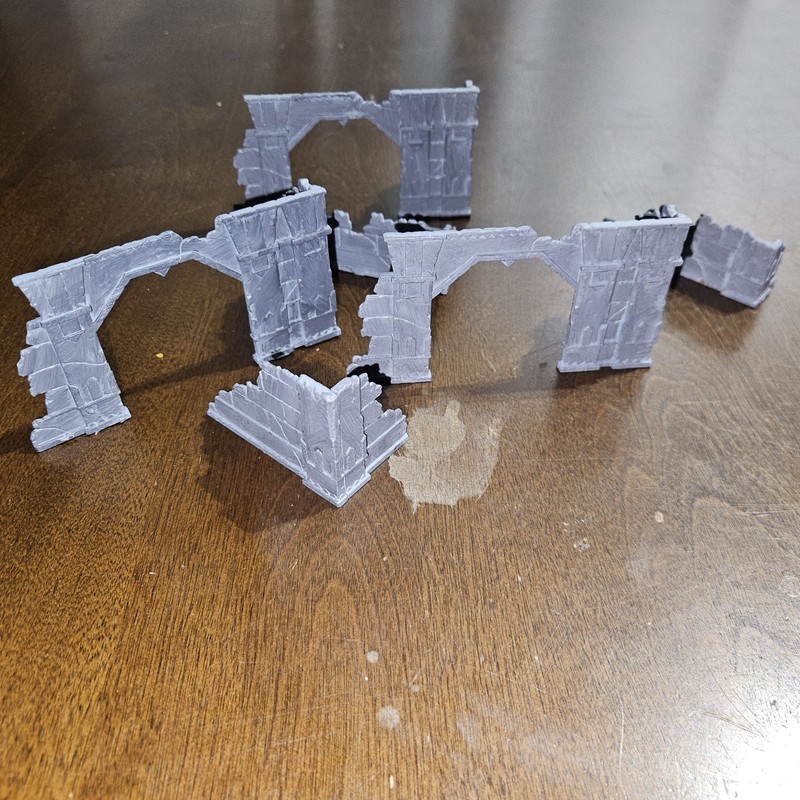 Gondor Ruins Terrain Middle Earth Strategy Battle Game