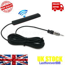 Car Radio Antenna AM FM Stereo Internal Mount Windscreen Amplified Aerial 5M