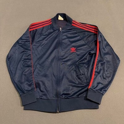 Vintage 80s Adidas ATP Keyrolan Trefoil Track Jacket Men's Size M USA Run DMC