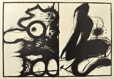 Arnulf Rainer "Grün und Blau (Wahnhall XX) (1967)" - Bild 1 von 2