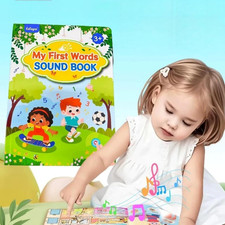 2025 My First Words Sound Book for Kids 3  470 Fun English Words  Interactiv