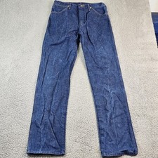 Vtg Wrangler Cowboy Cut Jeans Mens 33x36 Blue Bootcut Denim Western 13MWZ USA