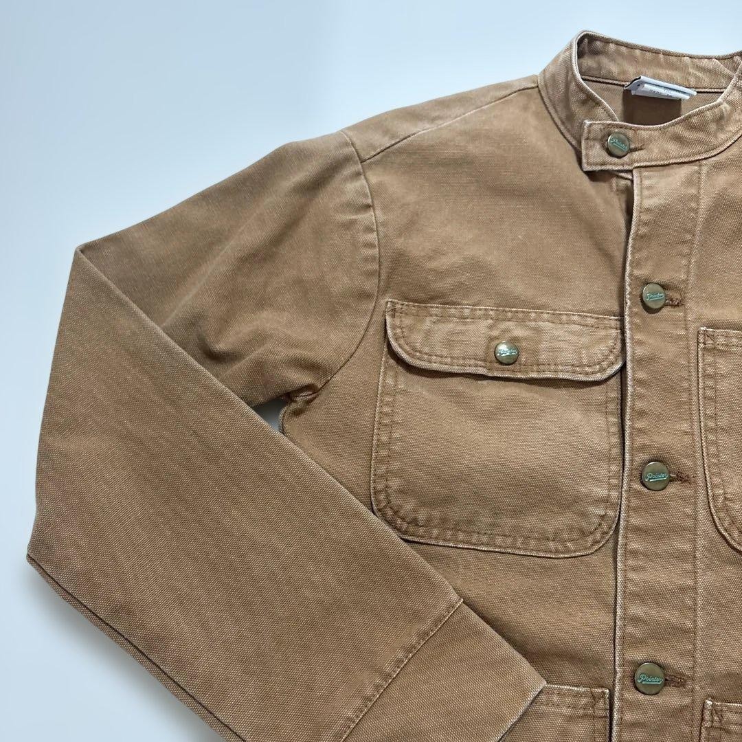 Pointer Brand Brown Denim Coverall Work Jacket XS… - image 3