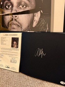 The Weeknd SIGNED Hardcover Photo Book & Poster limited to 500 - RARE - JSA LOA