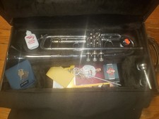 Excellent Bach Stradivarius 180S37 Silver Bb Trumpet--Chem Cleaned  Serviced 