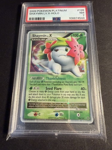Shaymin LV.X graded PSA 7 for sale on eBay