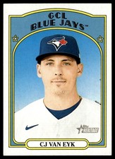 2021 Topps Heritage Minor League CJ Van Eyk GCL Blue Jays #39