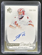 2024-25 Upper Deck SP Authentic Pyotr Kochetkov Curated Signatures Auto #/299