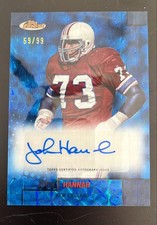 2024 Topps Finest - Flashback Autographs John Hannah #FBA-JH Blue Geometric...