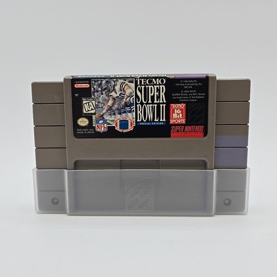 Tecmo Super Bowl II 2 (Super Nintendo Entertainment System, 1993) SNES Authentic