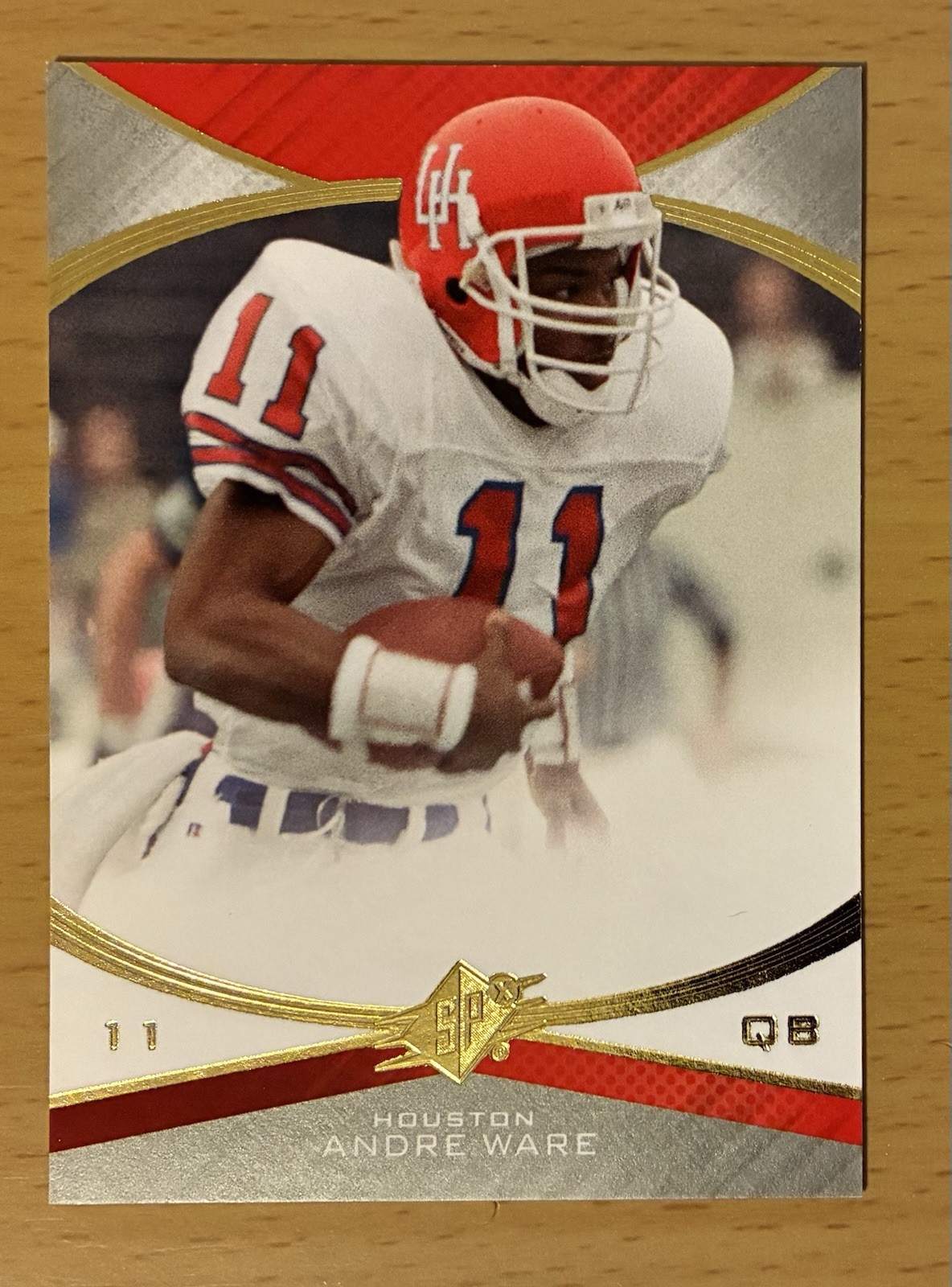2013 UPPER DECK SPX FOOTBALL ANDRE WARE HOUSTON COUGARS HEISMAN TROPHY