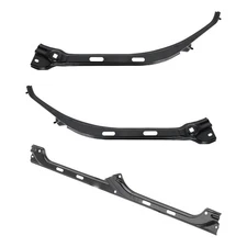 Bumper Face Bar Brackets Retainer Mounting Braces Set of 3 Left & Right