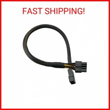 ZRM E LP4 Molex Male to CPU 8 4 4 Pin Male Sleeved Braided Power Adapter 30cm/1