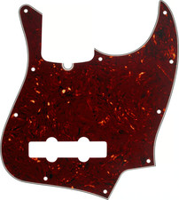 Fender 10-Hole Contemporary Jazz Bass Pickguard Tortoise - New