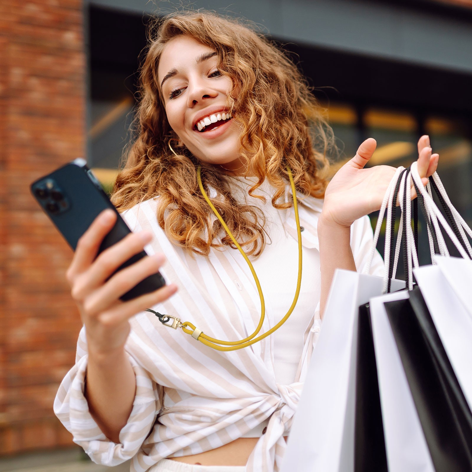 Lanyard, 2 Pack Teacher Lanyards for ID Badges, Red/Orange