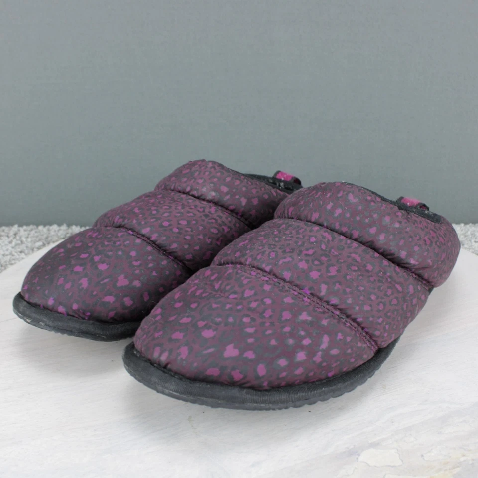 Chinelos Sorel Feminino 9 Roxo Isolado Acolchoado Conforto Interior Externo - Imagem 4 de 4