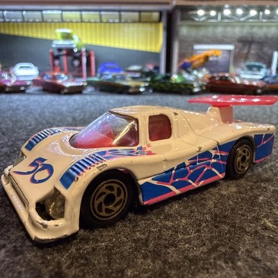 1984 Matchbox Group C Racer 50th Anniversary White Diecast Pink Tail 1/55