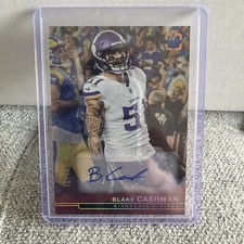 2025 Panini Photogenic FOTL FOTL Maroon Auto 10/14 Blake Cashman #74 Auto 0xh3