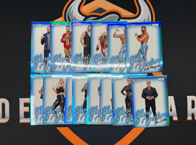 2026 Upper Deck Allure AEW All Elite Glow Vectors Insert GV1-GV25 Pick Your Card