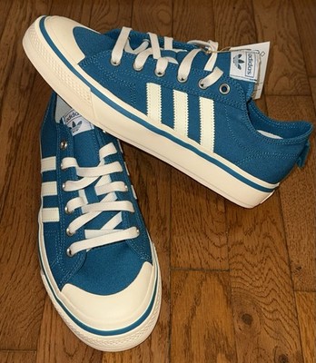 Adidas Originals Men's Nizza RF 74 Casual Lifestyle Shoes HQ8566 Teal Sz 8.5