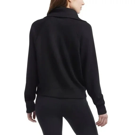 Top Pullover Mujer Danskin Luxe Media Cremallera Pequeño Negro Sal, TOTALMENTE NUEVO, ¡NUEVO CON ETIQUETAS!! Foto 4 de 4