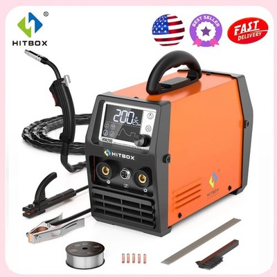 140Amp MIG Welder 110V 220V Inverter Gasless Lift TIG MMA Welding Machine 4 in 1