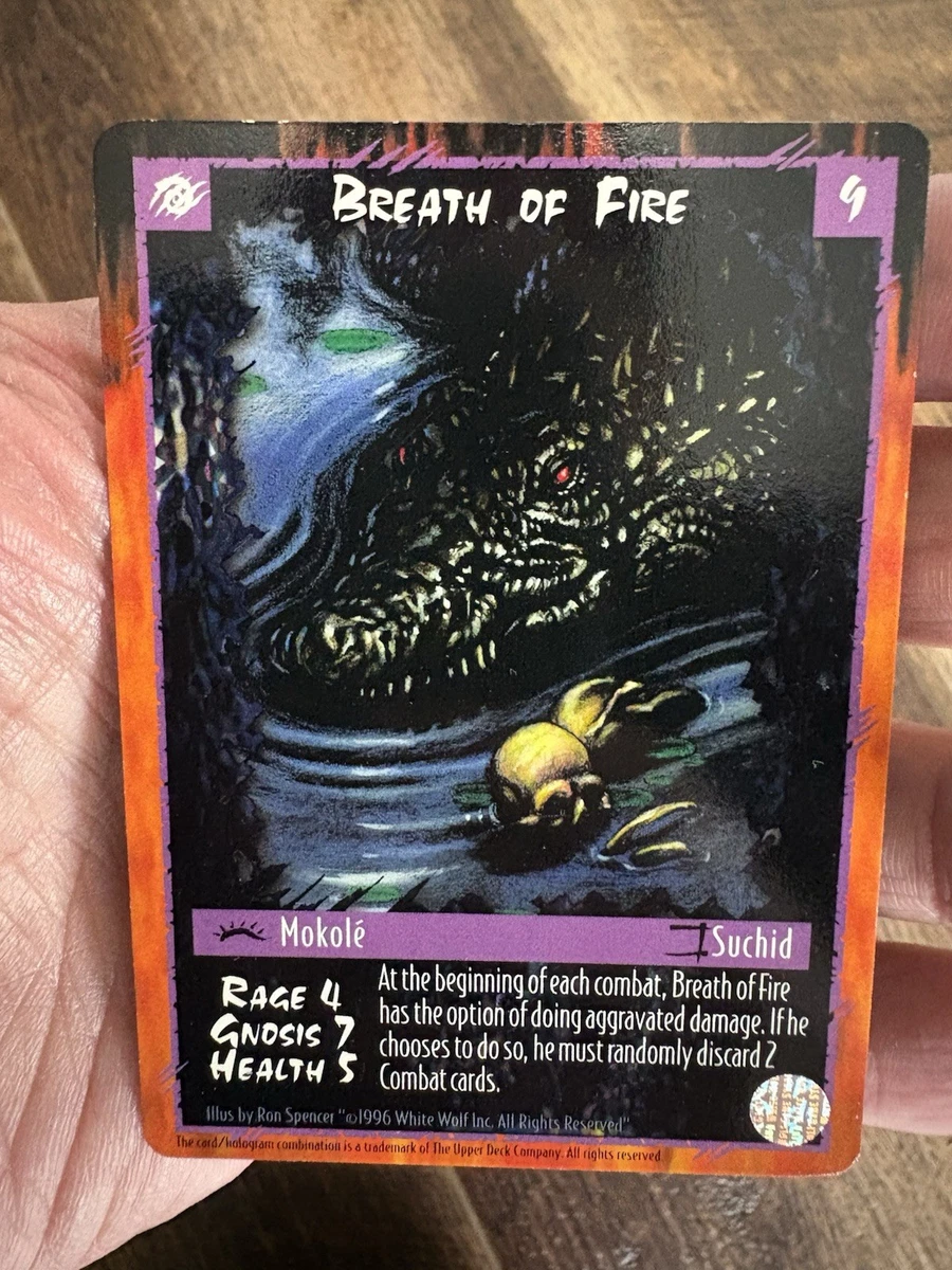 White Wolf Rare Individual Collectible Card Game Cards for sale | eBay