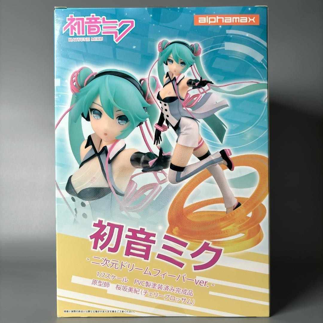 Hatsune Miku 2D Dream Fever ver. 1/7 PVC Figure Alphamax New from