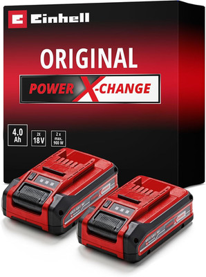 Original Einhell 4 Ah Power X-Change plus Akku (18 V, Li-Ion, Universell Verwend