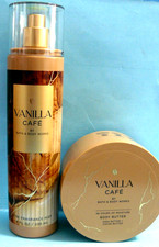 Bath  Body Works "VANILLA CAFE" fragrance mist  body butter
