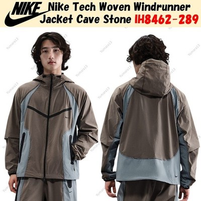 Nike Tech Woven Windrunner Jacket Cave Stone IH8462-289 Japan Size