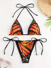 Two-Piece Printed Bikini Set