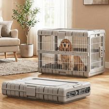 Collapsible Dog Crate for Dogs - 28" L Heavy Duty Dog Kennel No Tools Required w