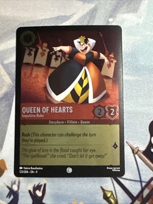 Queen of Hearts - Impulsive Ruler 123/204 Fabled Cold Foil