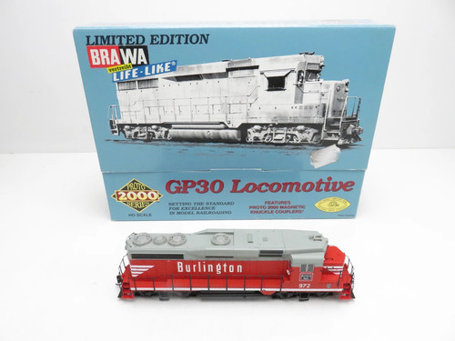 (AT069) Brawa Life-Like 23401 US Diesellok GP30 #972 Burlington, Proto Series... | Zustand: Gebraucht