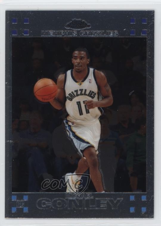 2007-08 Topps Chrome Mike Conley #111 Rookie RC 1n0g