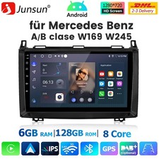 Android15 Autoradio F&uuml;r Mercedes-Benz A/B Klasse/Vito W169 W639 W245 GPS NAVI FM