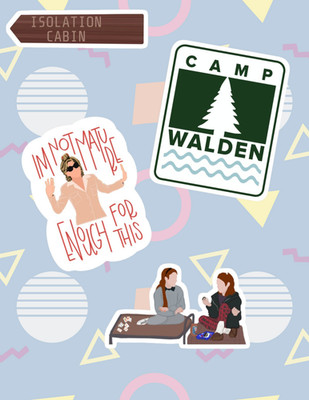 Parent Trap 90's Movie 4pc Stickers Pack