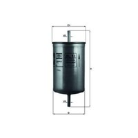 Kraftstofffilter FüR Volvo C70 872 873 2.0 2.3 2.4 97 Bis 05 Knecht B5234T9 Teil