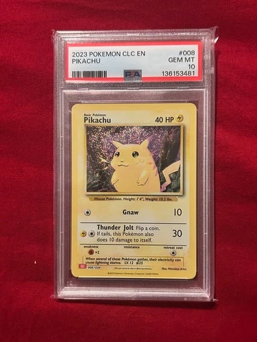 Pikachu 008/034 Trading Card Game Classic Holo
